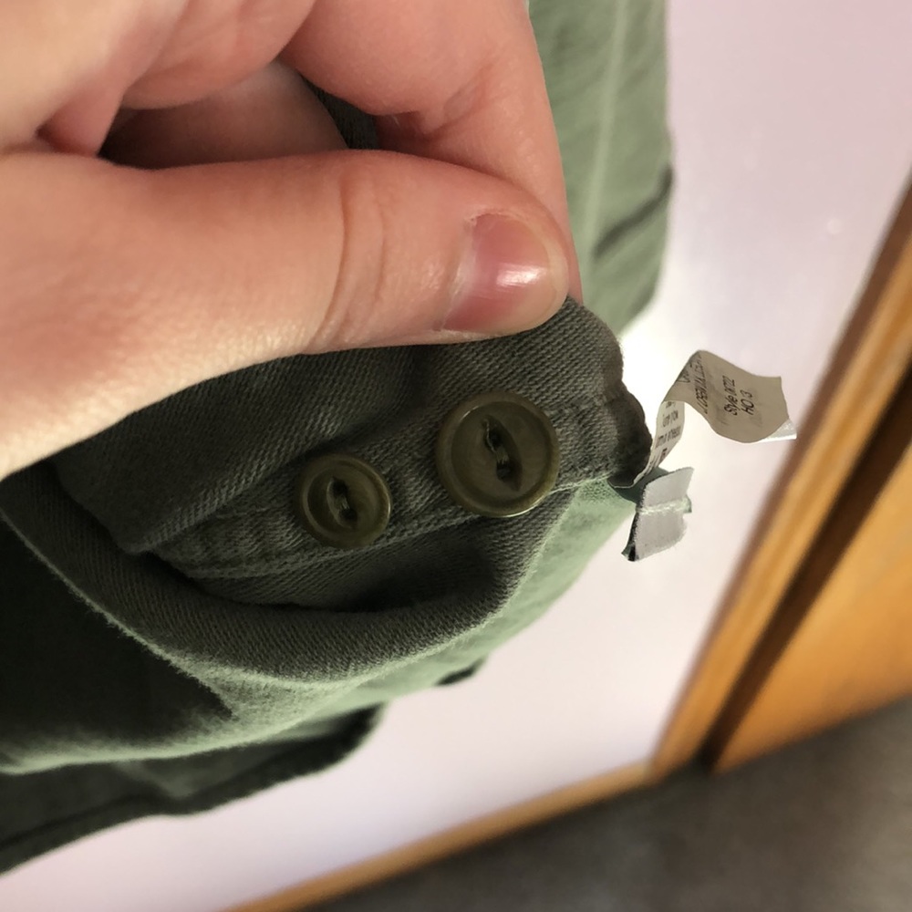 J. Crew Green Button Down Shirt - Picture 5 of 10